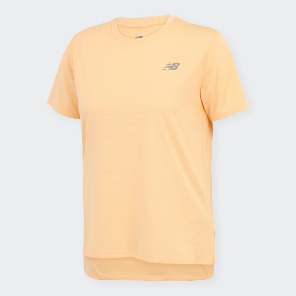 Remera New Balance Short Sleeve Naranja