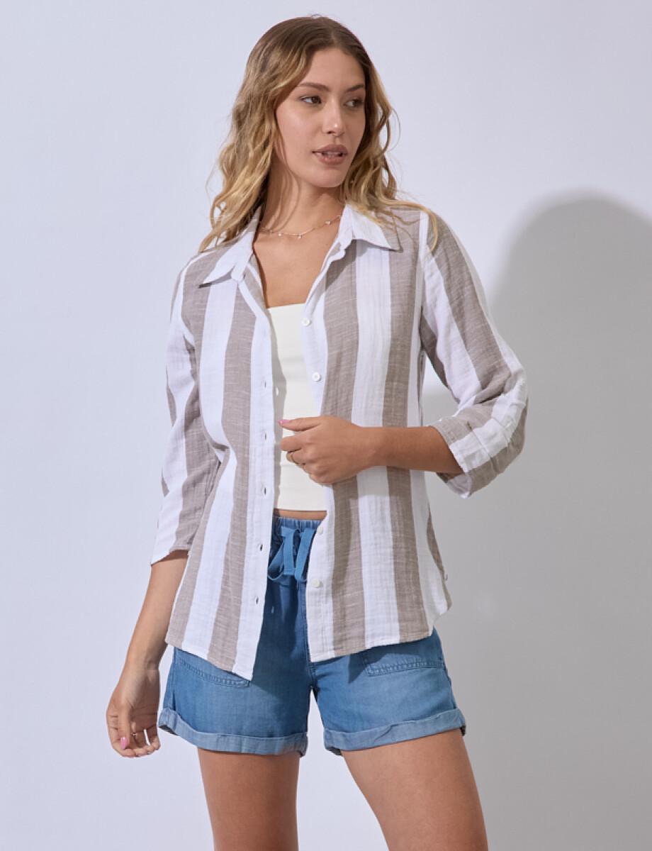 Camisola Algodon - Tostado 