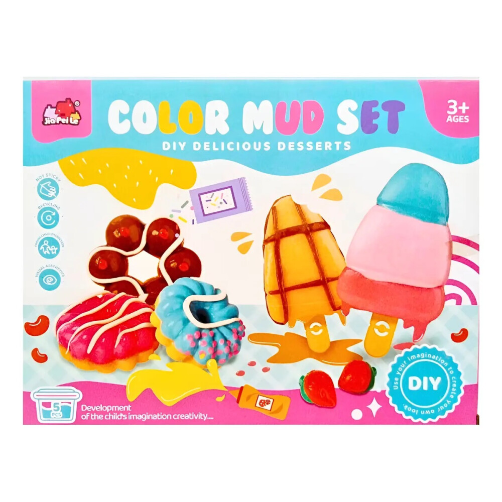 Set Para Hacer Helados Y Postres De Plastilina Set Para Hacer Helados Y Postres De Plastilina