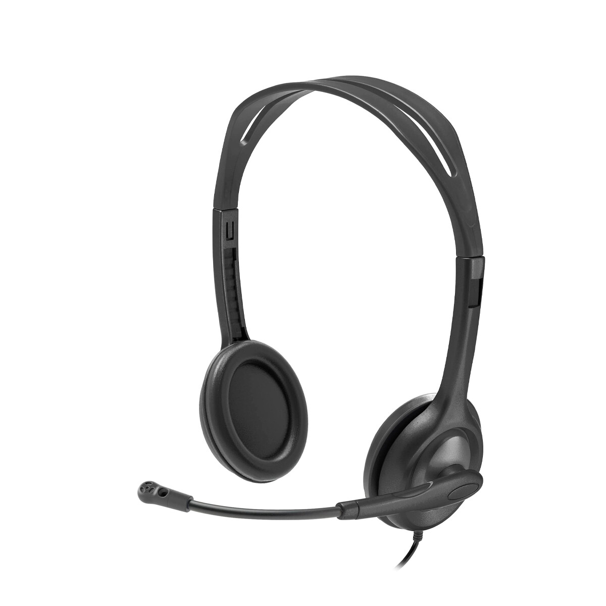 Auriculares Vincha Logitech H111 Negro con micrófono 