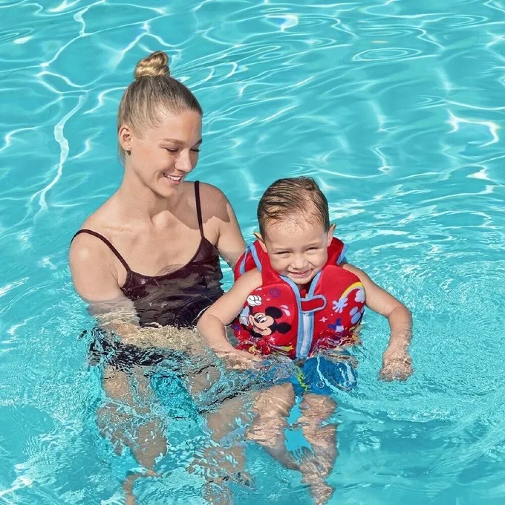 Flotador bebe chaleco con correa 1-3 años Mickey