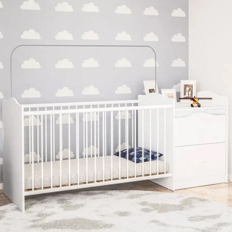 Combo infantil: Cuna + Colchón Diseño niña