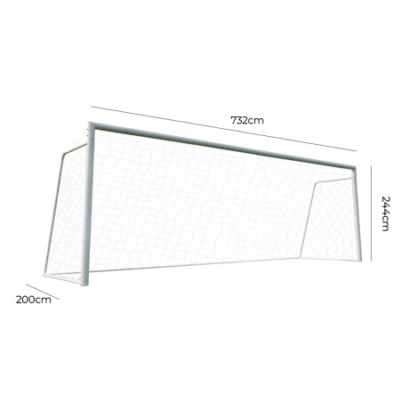 Arco Futbol 11 Metal C/Red 732x244cm Profesional Arco Futbol 11 Metal C/Red 732x244cm Profesional