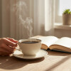 Taza de te con plato Brisa 200ml OXFORD Taza de te con plato Brisa 200ml OXFORD