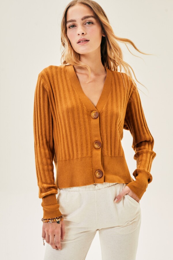 Cardigan Caramelo