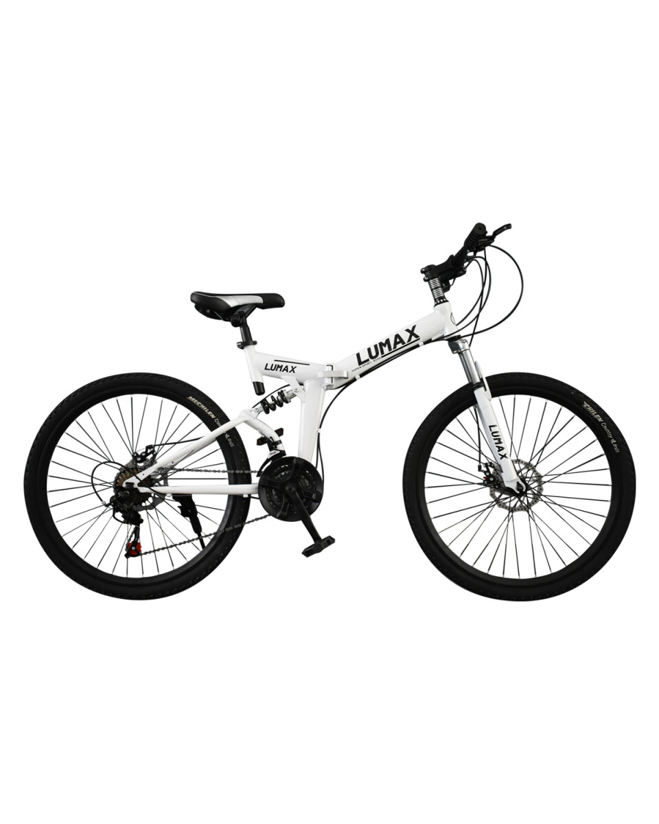 Bicicleta de montaña plegable rodado 26 Lumax - Blanco 