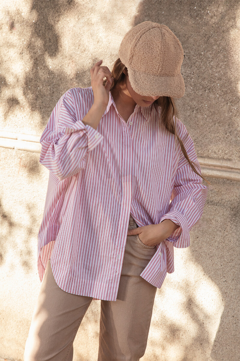 Camisa especial rayas - Rojo 