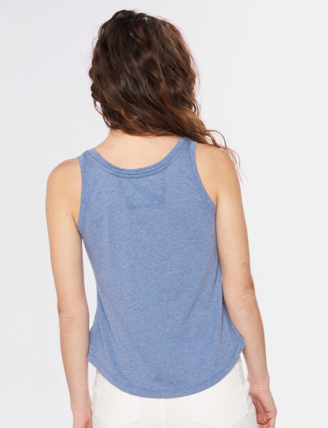 MUSCULOSA CON BOTONES Piedra