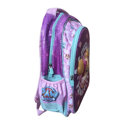 Mochila Infantil 3D Tafeta Grande 40 x 30 cm PAW PATROL SKYE FUCSIA