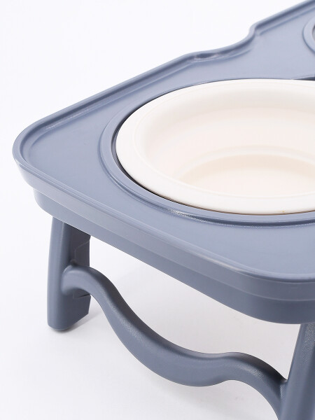 PLATO DOBLE SILICONA PLEGABLE BEIGE