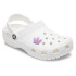 Jibbitz Tiny Purple Glitter Crown Multicolor