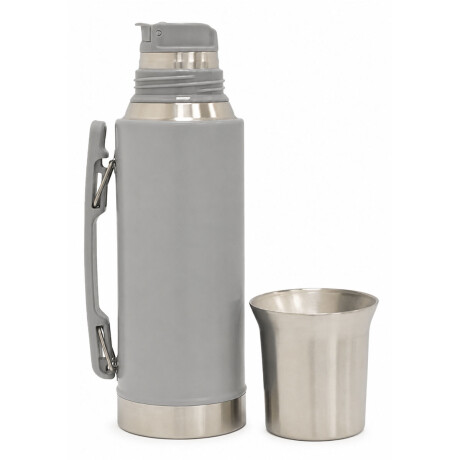 Termo 1Lt Acero Inox con Manija Retráctil y Tapa Mate Comet Termo 1lt Acero Inox Con Manija Retráctil Y Tapa Mate Comet