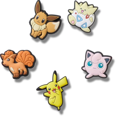 Jibbitz Pokemon Character 5 Pack Multicolor