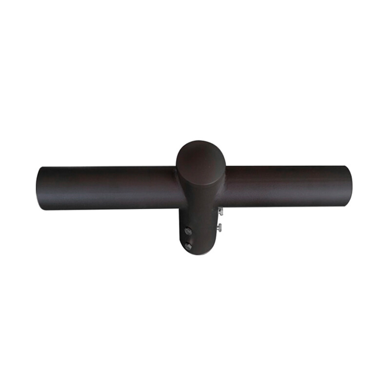 SOPORTE DE COLUMNA PARA FOCOS LED - 100CM Soporte Brazo Doble de Columna Para Luminaria Vial 100 cm