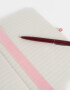 Librería Sets Con Lapicera Set De Librería Con Cuaderno A5 De Pu Con Elástico Con Lapicera - Blanco Crudo