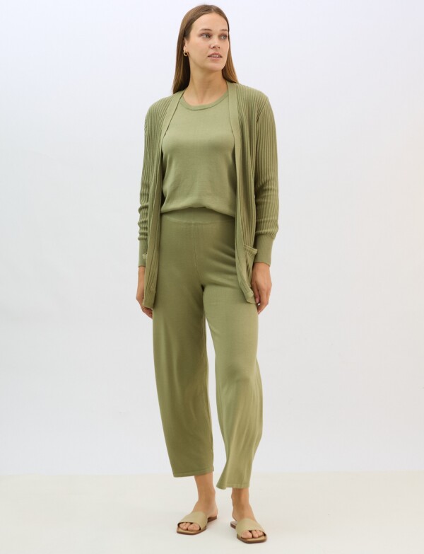 Cardigan Abierto OLIVA