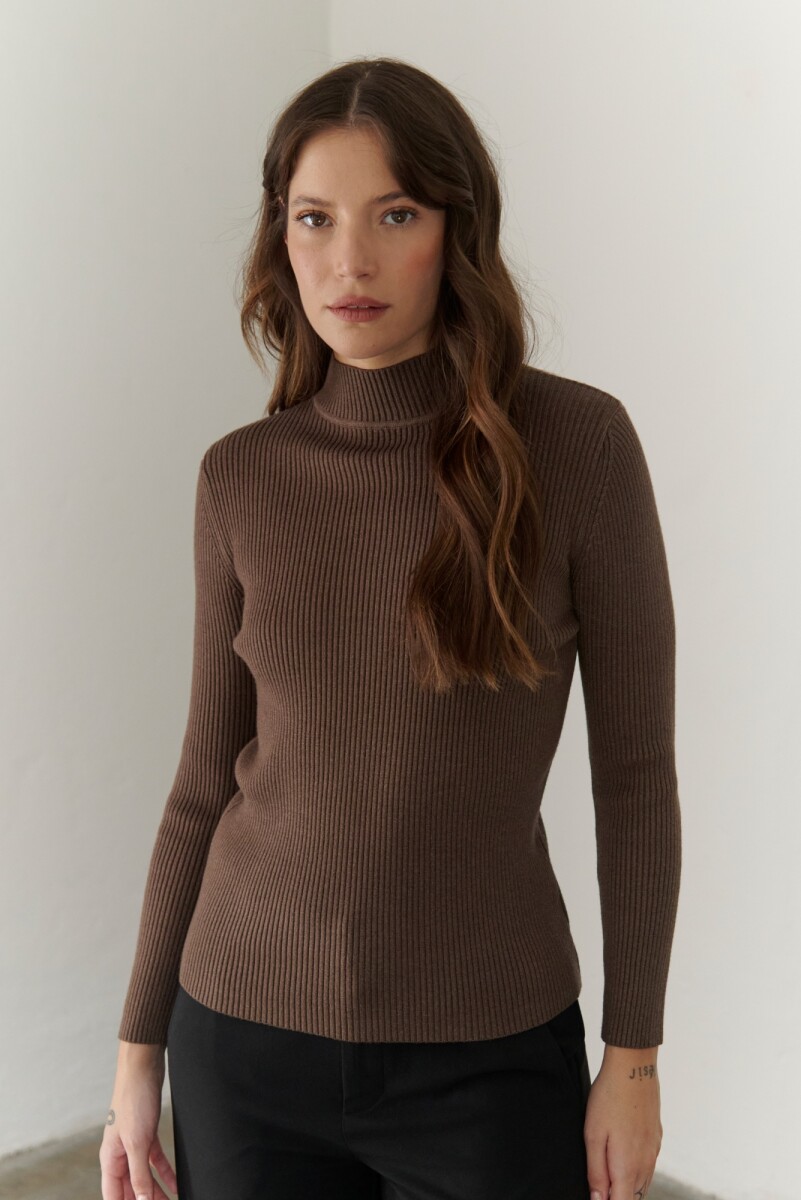 POLERA MORLEY - CHOCOLATE 