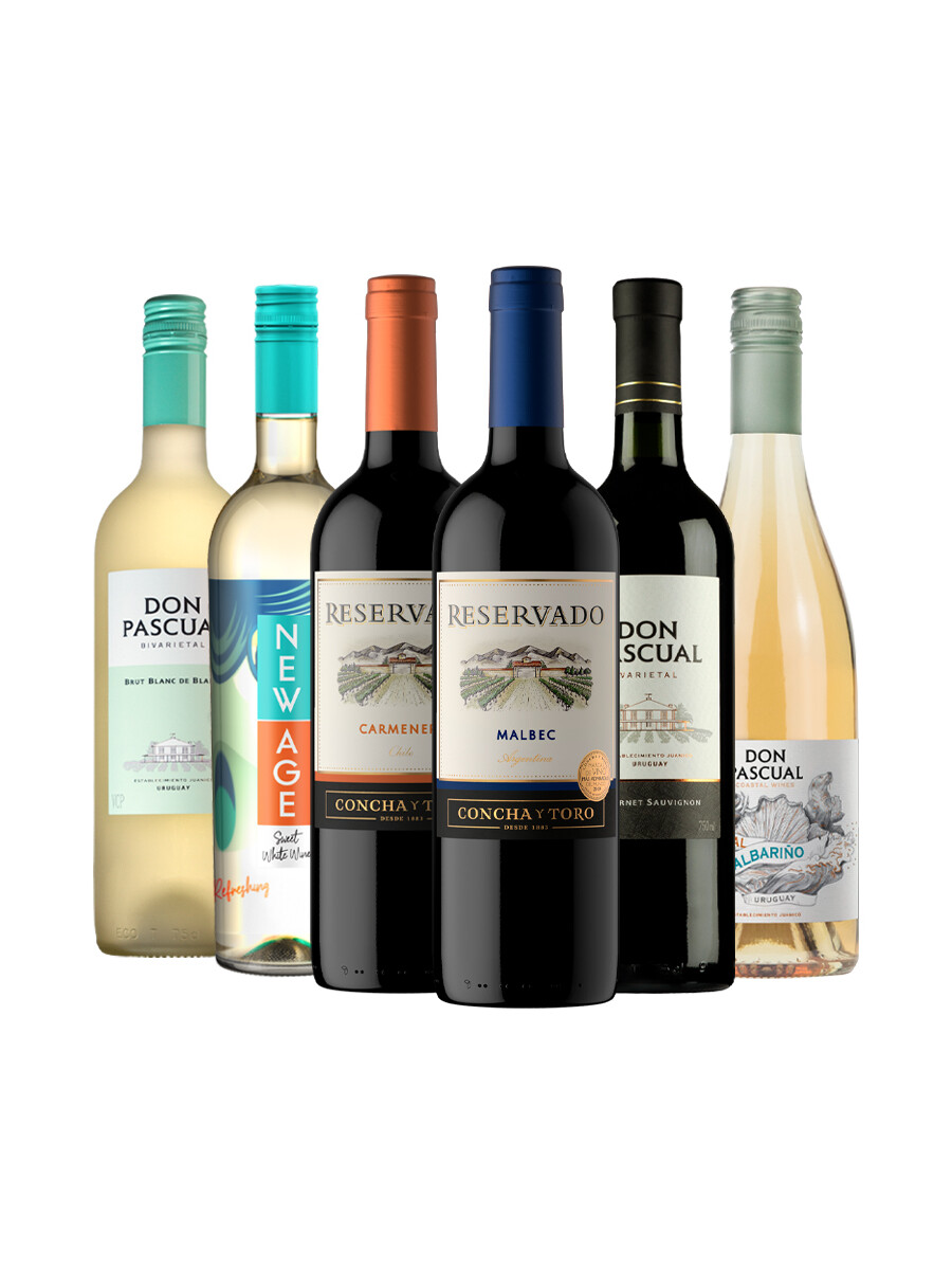 Pack Bacán Selección Bacanazo Fin de Año x6 vinos esenciales Pack Bacán Selección Bacanazo Fin de Año x6 vinos esenciales