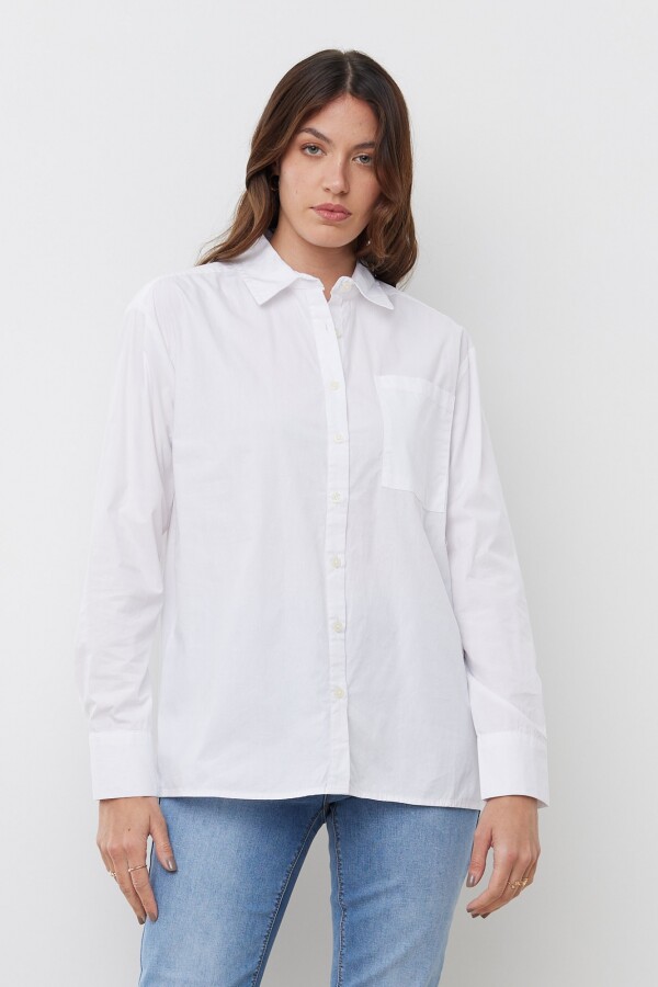 Camisa Algodon BLANCO