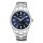 Reloj Análogo Q&Q QZ94J Resistente Al Agua Azul