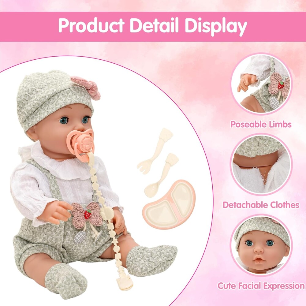 Bebote reborn muñeca 41 cm. con accesorios GREY Bebote reborn muñeca 41 cm. con accesorios GREY