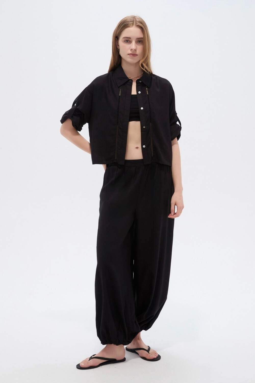 Camisa Rola Negro