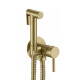 Ducha Higienica Embutir Monocomando Oro Cepillado Signature