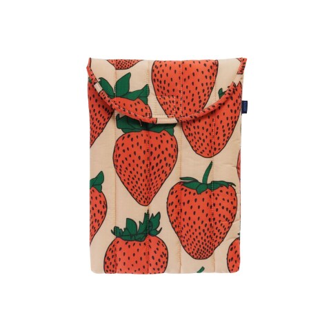 Estuche puffy para laptop 16" Strawberry