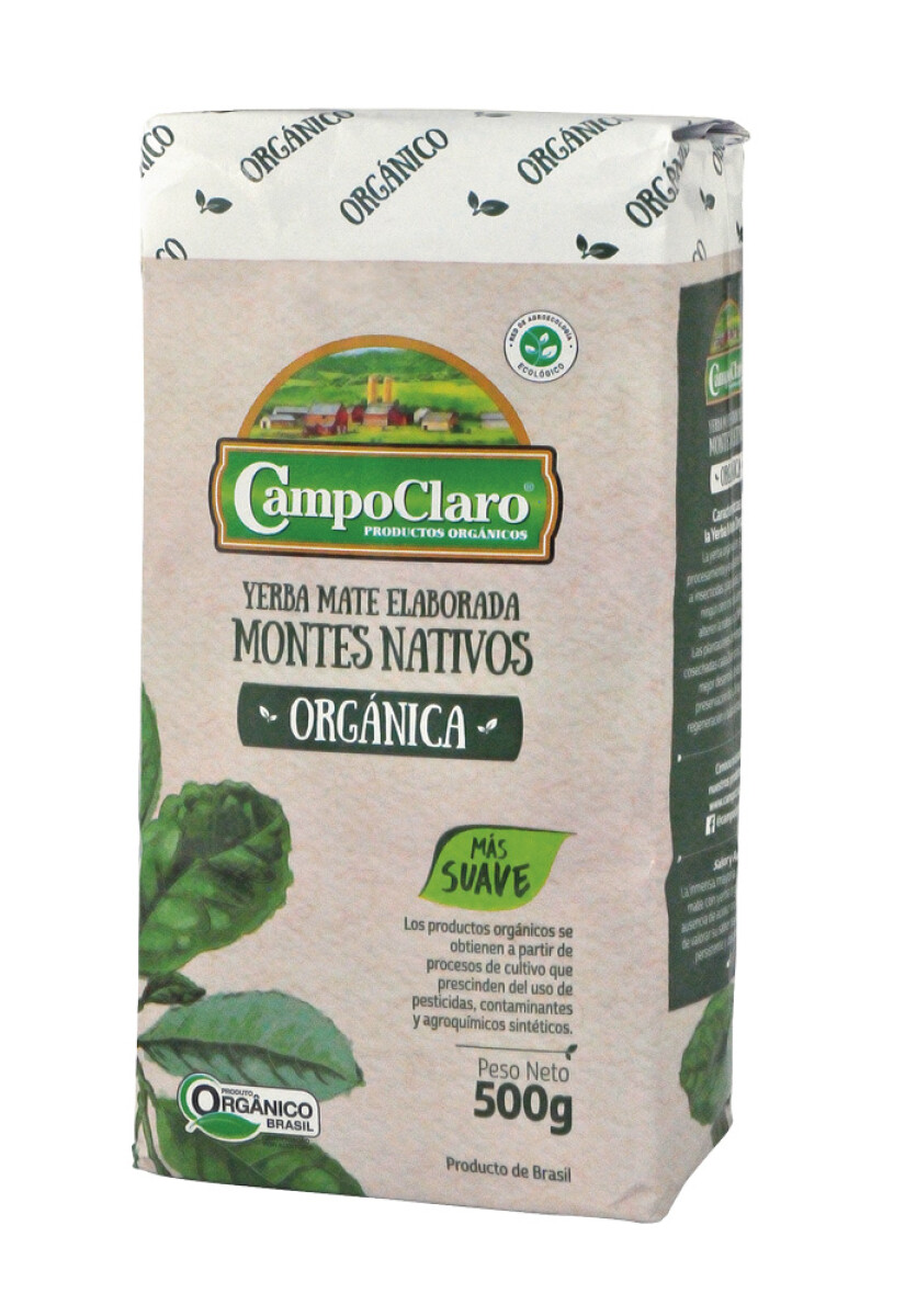 Yerba orgánica Montes Nativos Campo Claro 500 gr. 
