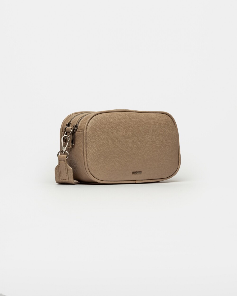Bandolera Adisa En Efecto Cuero Taupe