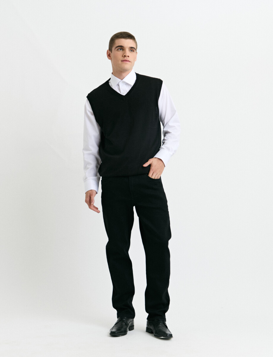 470885 CHALECO HARRINGTON LABEL Negro
