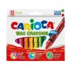 Crayones de Cera Carioca Maxi x12 – Colores Brillantes Diseño Italiano N/a