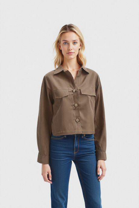 Sobrecamisa Pailine Beige