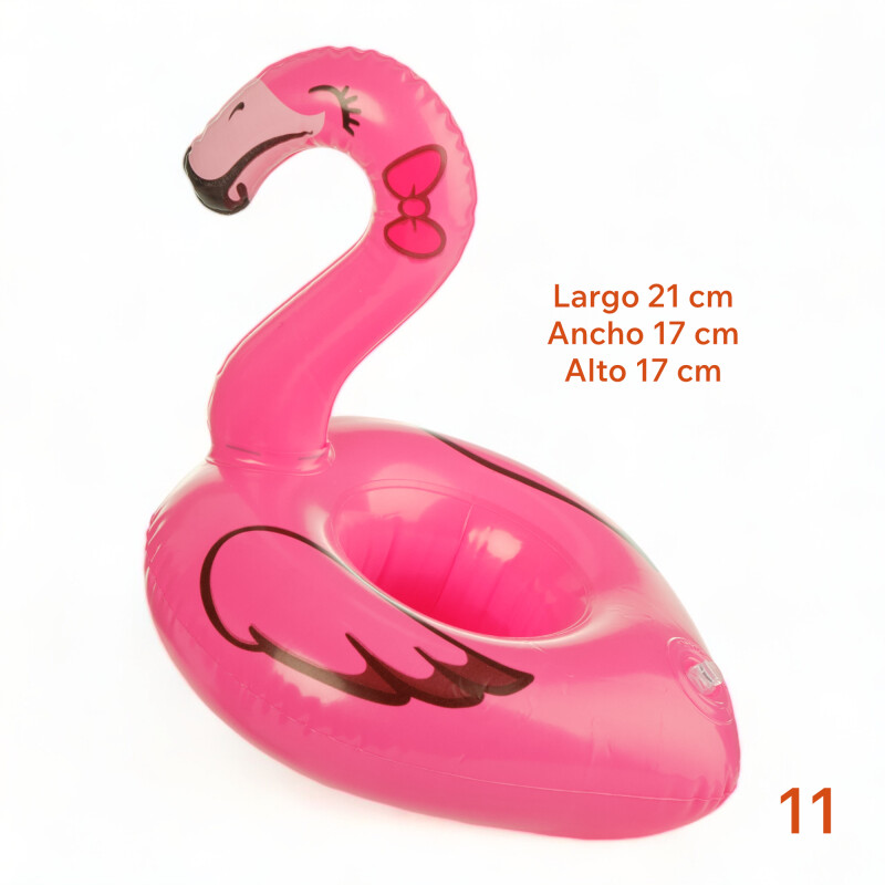 Inflable Posa Vaso Bebida Para Piscina Variedad Diseños Flamengo 2
