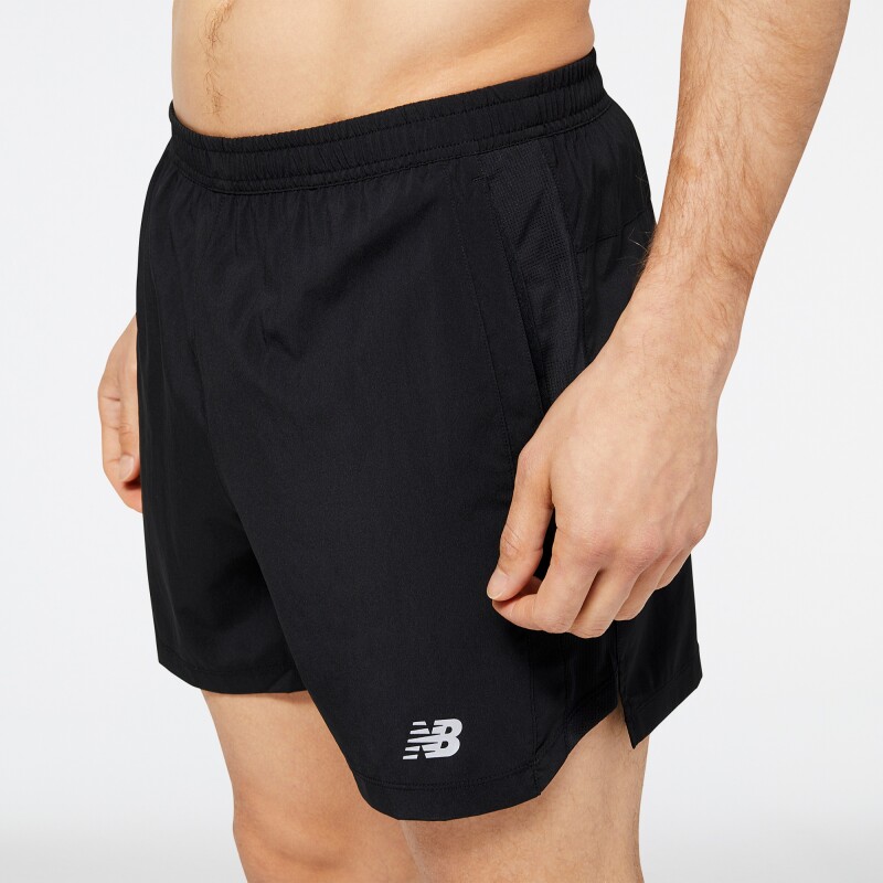 Short New Balance de hombre - Accelerate 5 Inch - MS23228BK BLACK
