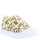 Guillermina DELFI con tela estampada y velcro Yellow