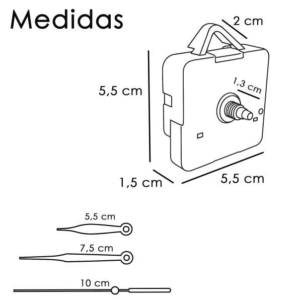 Mecanismo Maquina Para Reloj De Pared Quartz Calidad Mecanismo Maquina Para Reloj De Pared Quartz Calidad