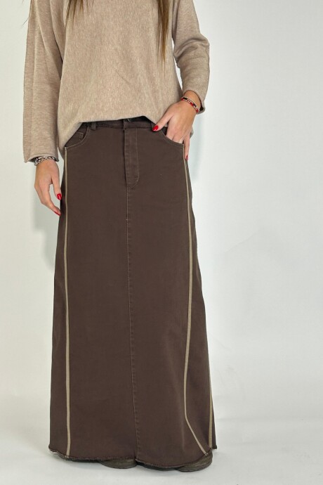 POLLERA KEILA Marron