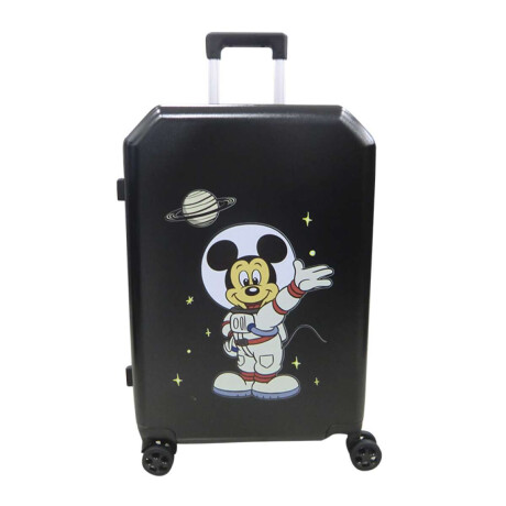 Valija 61 cm con Candado de Seguridad Mickey Negro
