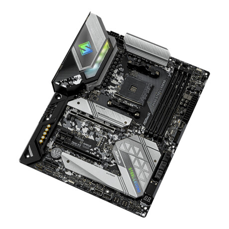 Asrock - Tarjeta Madre B550 Steel Legend - Socket AM4. DDR4 4733+ Mhz (Oc). Display, Hdmi. 6 X SATA3 001