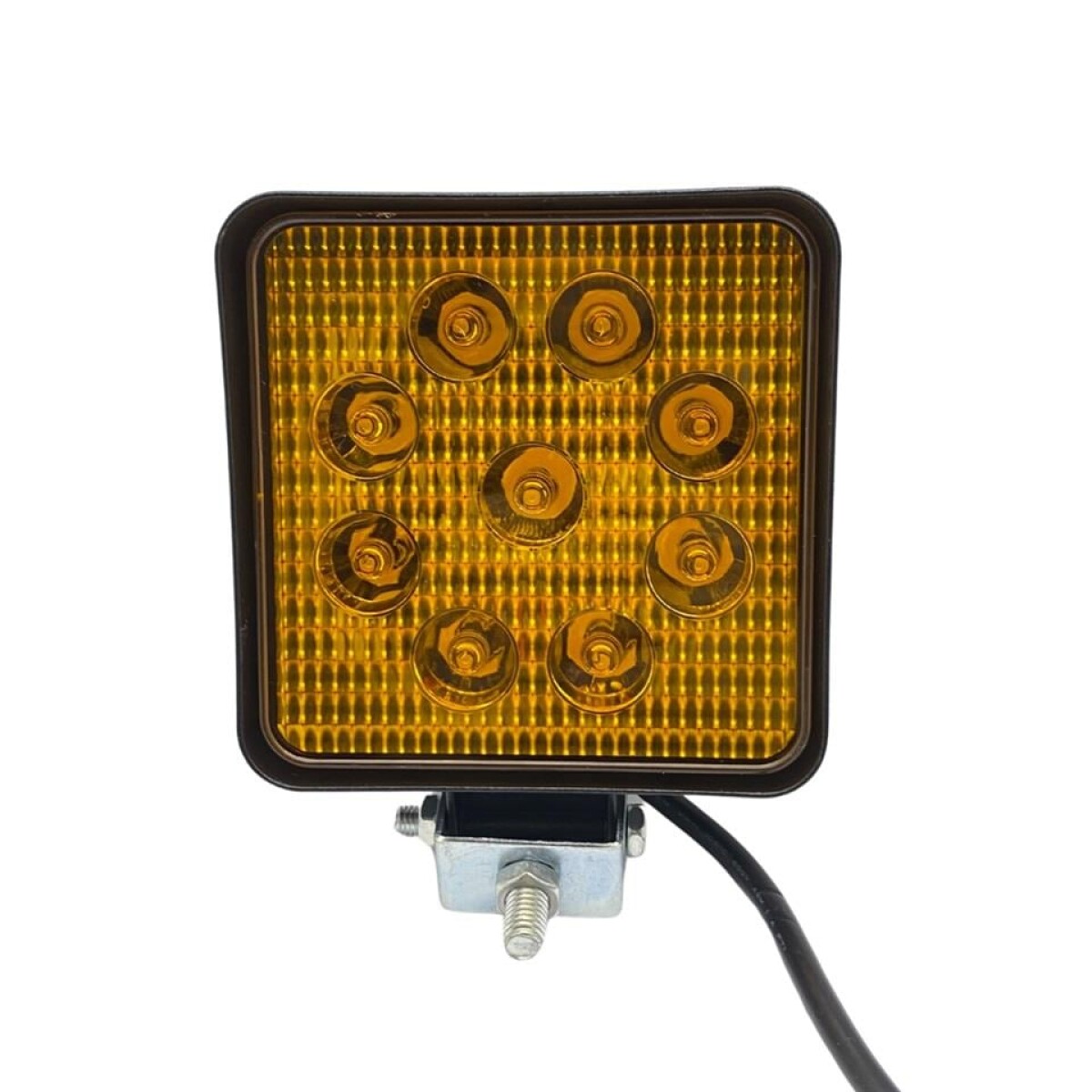 FARO LED - CUADRADO 10CM 9 LED 12/24V AMBAR DUNCAN 