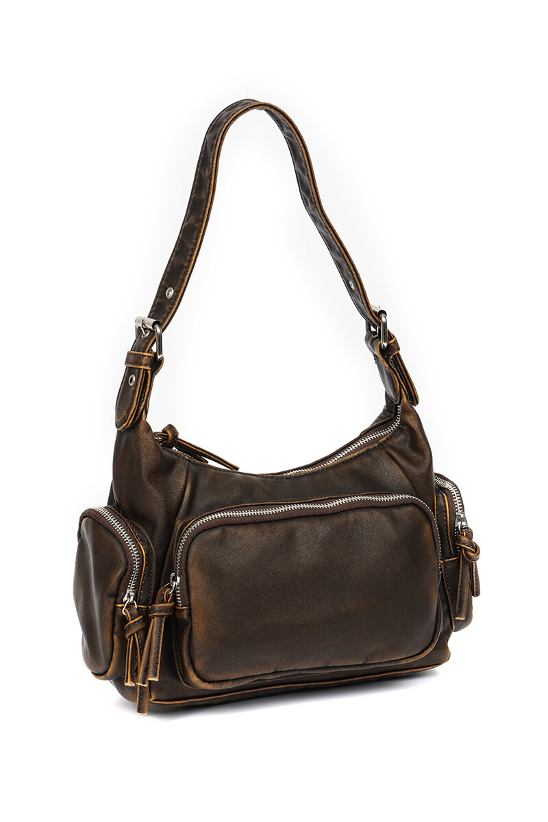 Cartera Esmeraldas Marron