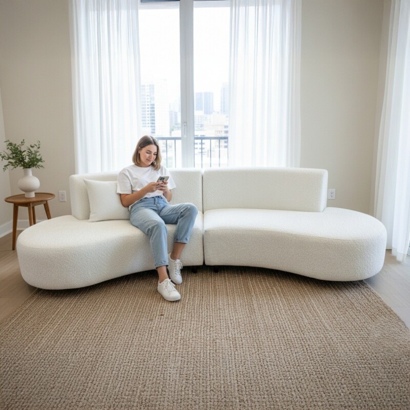 SOFA 4 PUESTOS 2 PZS ISLAND - MARFIL 402255 (CD) Unica