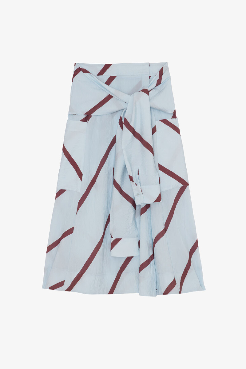 FALDA PRINT Azul