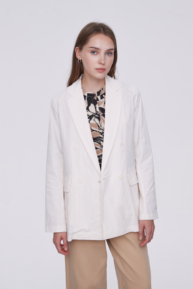 Blazer Felizzia - Marfil / Off White 