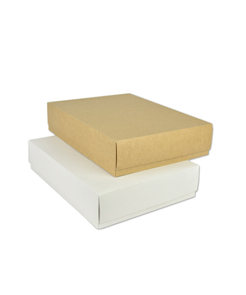 Caja eco 09 - 30x40x9 cm. REVERSIBLE BLANCO - MADERA