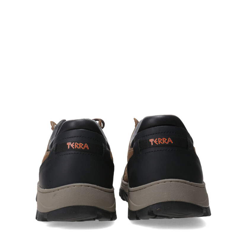 Championes de Hombre Freeway Zapato Casual Terra Marrón (Nobuk)