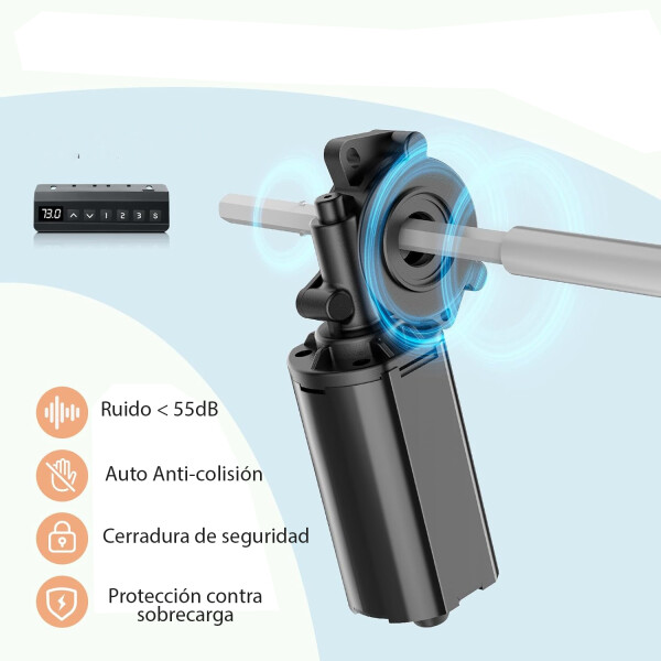 Escritorio Eléctrico 60 X 160 Altura Regulable ESCRITORIO ELECTRICO PL 60X160 MARRO Q10