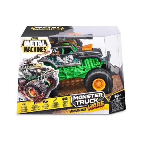 Camión Monster Truck Metal Machines con luces y sonido Monster Truck Wars