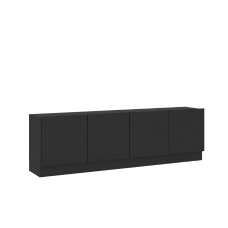 Rack Minimalista 4P Negro 001